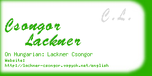 csongor lackner business card